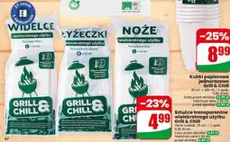 Dino Sztućce transparentne wielokrotnego użytku Grill & Chill oferta