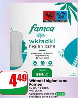 Dino Wkładki higieniczne famea 60 szt. / 1 opak oferta