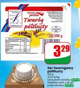 Dino Ser twarogowy półtłusty Łobżenica oferta