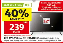 Auchan LED TV 32 Qilive 32H231/H251B oferta