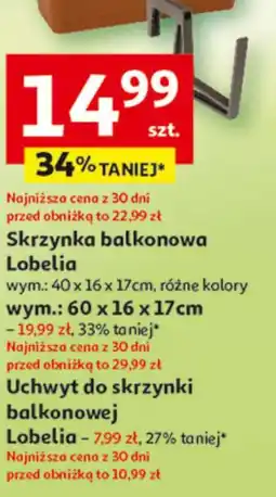 Auchan Uchwyt do skrzynki balkonowej Lobelia oferta