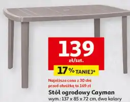Auchan Stół ogrodowy Cayman oferta