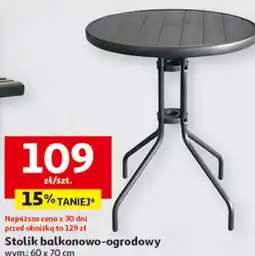 Auchan Stolik balkonowo-ogrodowy oferta