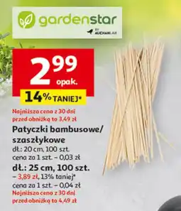 Auchan Patyczki bambusowe/szaszłykowe oferta
