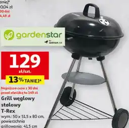 Auchan Grill węglowy stalowy T-Rex oferta