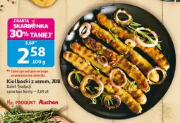 Auchan Kiełbaski z serem oferta