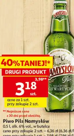 Auchan Piwo Pils Namysłów oferta