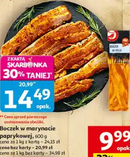 Auchan Boczek w marynacie paprykowej oferta
