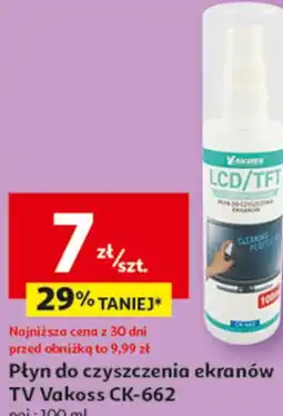 Auchan Płyn do czyszczenia ekranów TV Vakoss CK-662 poj oferta