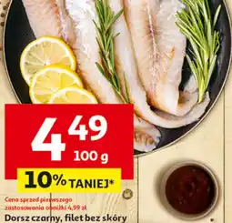 Auchan Dorsz czarny, filet bez skóry oferta