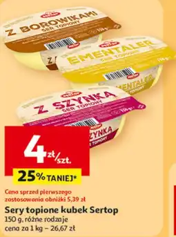Auchan Sery topione kubek Sertop oferta