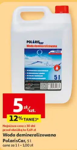 Auchan Woda demineralizowana PolarisCar oferta