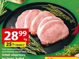 Auchan Schab wieprzowy bez kości, kotlet oferta