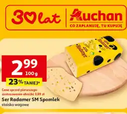 Auchan Ser Radamer SM Spomlek stoisko wagowe oferta