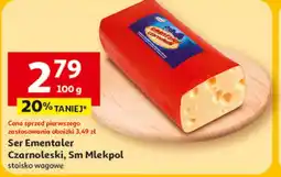 Auchan Ser Ementaler Czarnoleski, SM Mlekpol stoisko wagowe oferta