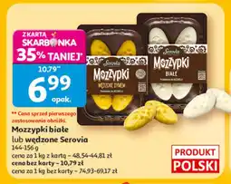 Auchan Mozzypki białe lub wędzone Serovia oferta