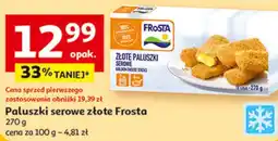 Auchan Paluszki serowe złote Frosta oferta