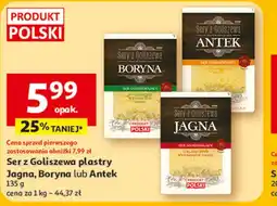 Auchan Ser z Goliszewa plastry Jagna, Boryna lub Antek oferta