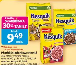 Auchan Płatki śniadaniowe Nestlé oferta