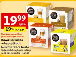 Auchan Kawa lub kakao w kapsułkach Nescafé Dolce Gusto oferta