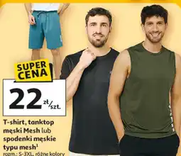 Auchan T-shirt, tanktop męski Mesh lub spodenki męskie typu mesh Inextenso oferta