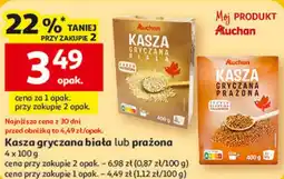 Auchan Kasza gryczana biała lub prażona oferta