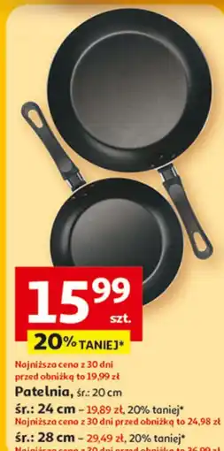 Auchan Patelnia, śr.: 20 cm oferta