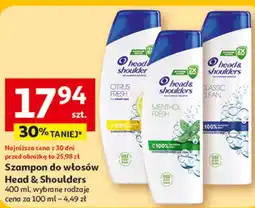 Auchan Szampon do włosów Head & Shoulders oferta
