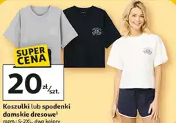 Auchan Koszulki lub spodenki damskie dresowe Inextenso oferta