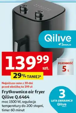 Auchan Frytkownica air fryer Qilive Q.6464 oferta