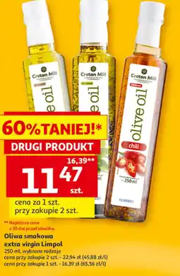 Auchan Oliwa smakowa extra virgin Limpol 250 ml, wybrane rodzaje oferta