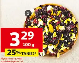 Auchan Mieszanka żurawinowo-orzechowa oferta