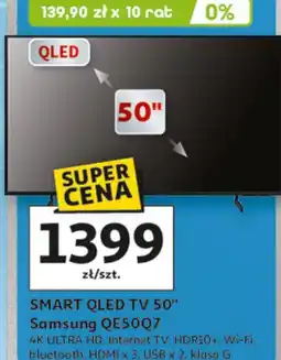 Auchan SMART QLED TV 50 Samsung QE50Q7 oferta