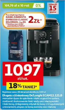 Auchan Ekspres ciśnieniowy De'Longhi ECAM12.121.B oferta
