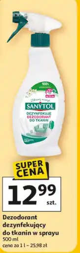 Auchan Dezodorant dezynfekujący do tkanin w sprayu oferta