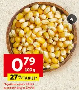 Auchan Kukurydza na popcorn, ziarna do prażenia oferta