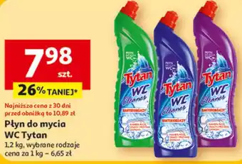 Auchan Płyn do mycia WC Tytan oferta