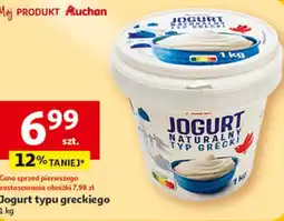 Auchan Jogurt typu greckiego oferta