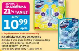 Auchan Kostki do toalety Domestos oferta