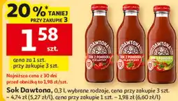 Auchan Sok Dawtona, 0,3 l, wybrane rodzaje oferta