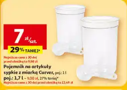 Auchan Pojemnik na artykuły sypkie z miarką Curver oferta