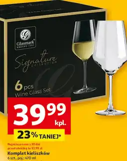 Auchan Komplet kieliszków Glasmark oferta