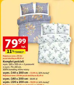 Auchan Komplet pościeli oferta