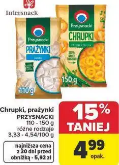 Carrefour Chrupki, prażynki Przysnacki oferta