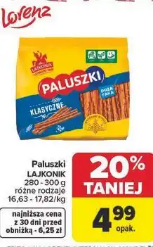 Carrefour Paluszki Lajkonik oferta