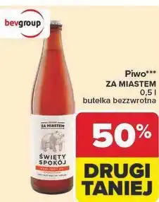 Carrefour Piwo*** ZA MIASTEM 0,5 l butelka bezzwrotna oferta
