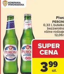 Carrefour Piwo PERONI 0,33 l, butelka bezzwrotna oferta