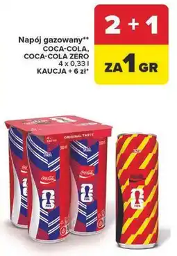 Carrefour Napój gazowany Coca-Cola, Coca-Cola Zero oferta