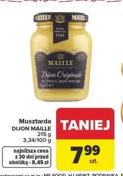 Carrefour Musztarda DIJON MAILLE oferta