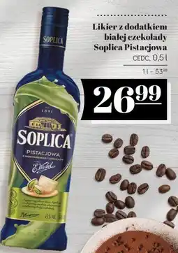 Polomarket Likier z dodatkiem białej czekolady Soplica Pistacjowa oferta